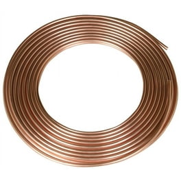JMF Company 1/4 D X 15 ft. L Copper Type Utility Tubing JMF Company 1/4 D X 15 ft. L Copper Type Utility Tubing