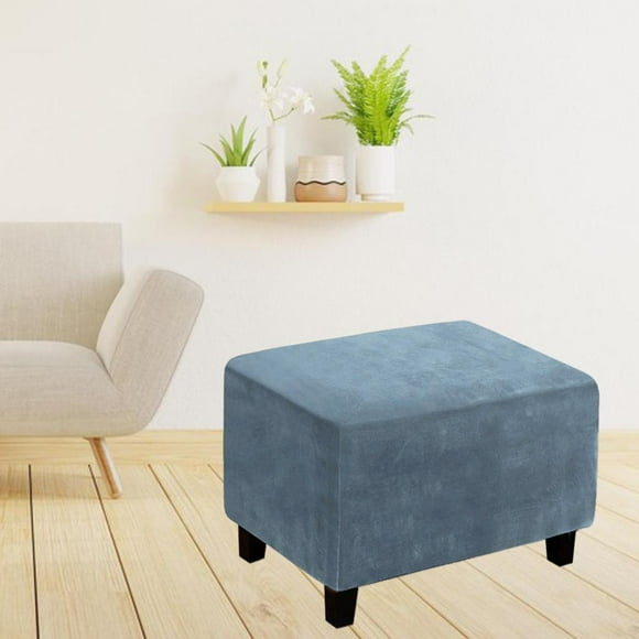 Funda Elástica Reposapiés de a Prueba de Polvo Serie de Protección de Muebles Accesorios para Flexible Estirable Inst claro perfecl Fundas para reposapiés