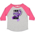 thumbnail image 3 of Inktastic I Wear Purple for My Mom Lupus Awareness Boys or Girls Toddler T-Shirt, 3 of 5