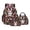 Rabbit Bunny Rose Daisy Flower, variant on Xoenoiee Rainbow Heart Cloud Floral Print 3 PCS Girls Backpack School Bag and Lunch Box Set with Pencil Case for Middle School Teenage Heavy Duty Bookbag Back Packs Travel Laptop Bags Daypack