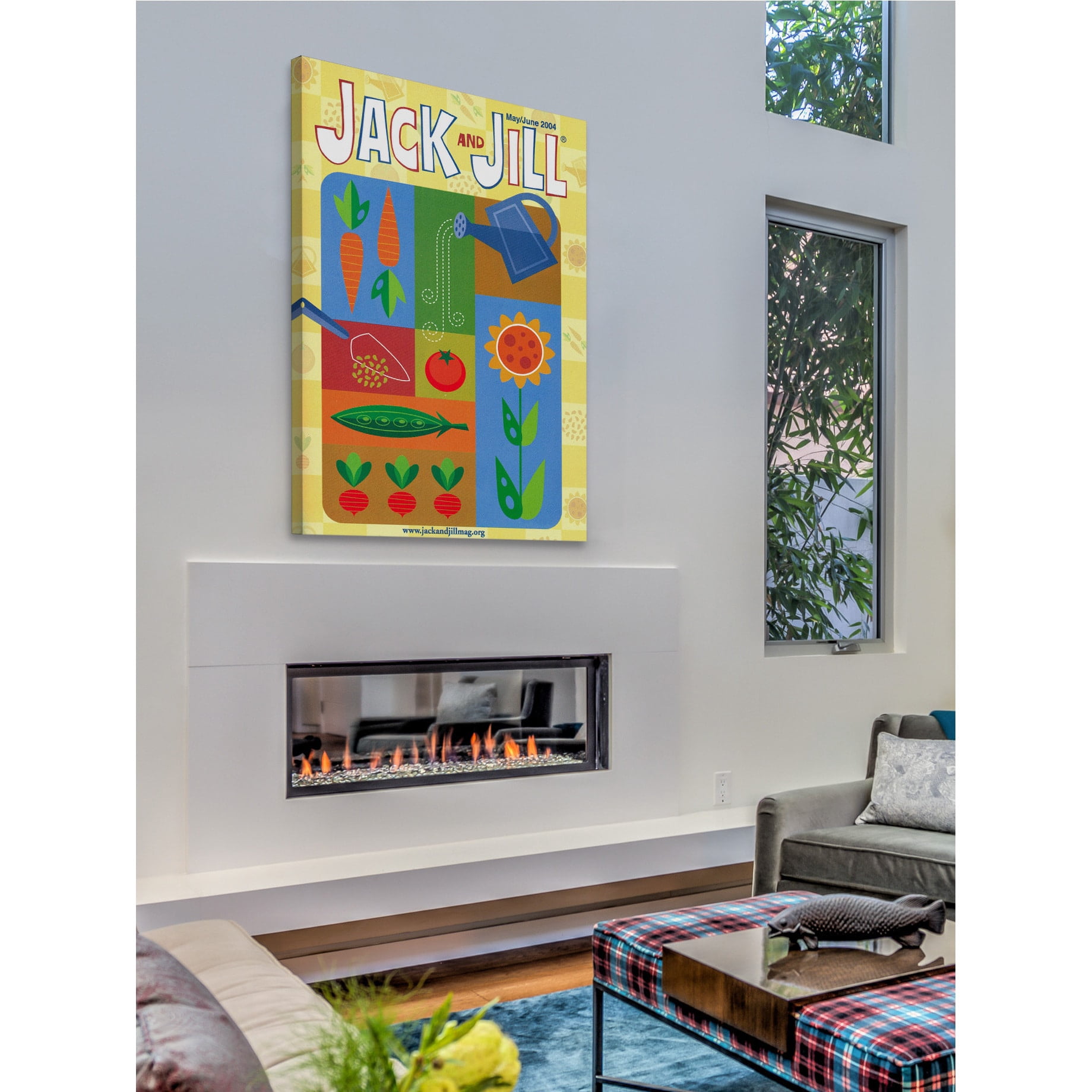 Marmont Hill "Gardening II" by Curtis Painting Print on Canvas