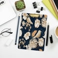 thumbnail image 7 of FMSHPON FlowersBirds Blue Vintage Clipboard Hardboard Wood Nursing Clip Board and Pull for Standard A4 Letter 13x9 inches, 7 of 7