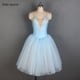thumbnail image 3 of Tutú romántico profesional rosa, vestido de tul suave de bailarina para niñas, falda de ballet para mujeres, disfraces de actuación en el escenario/competencia, 3 of 5