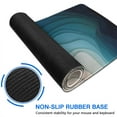 thumbnail image 6 of Transform Your Gaming Setup with Our Japanese Blue & White Wave XL Mouse Pad - Non-Slip Rubber Base, Stitched Edges, Large Size, 31.5 X 11.8 Inch, 6 of 7