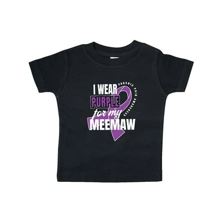 

Inktastic Chronic Pain I Wear Purple For My Meemaw Gift Baby Boy or Baby Girl T-Shirt