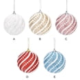thumbnail image 4 of Methold Las bolas navideñas livianas de 8 cm con un romántico encaje de perlas son livianas y se pueden colgar Kits de decoración para fiestas Rosa, 4 of 6