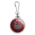 thumbnail image 1 of Llampire Llama Vampire Funny Jacket Handbag Purse Luggage Backpack Zipper Pull Charm, 1 of 4
