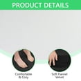 thumbnail image 4 of Tripumer 2 Pcs Curved Bath Rug Bath Mat Bathroom Rugs Toilet Mats for Corner Bath Tub Quadrant Shower Stall Black, 4 of 7