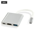 thumbnail image 1 of Lecteur de Carte SD pour IPhone, Adaptateur USB 3 en 1, Adaptateur de Carte MicroSD SD pour iPad, Lecture Simultanée, Cartes Mémoire Doubles, Caméra Trail, Lecteur SD, Prend en Charge Ios 15 et Plus, 1 of 5