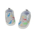thumbnail image 2 of LYHaoo Classic Baby Sneakers With Cartoon Print For Walking And Rubber Sole Lightweight Canvas Shoes For Toddlers And Sizes 4 Toddler Gray(0-6 Months), 2 of 5