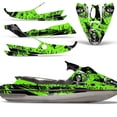 thumbnail image 1 of Wholesale Decals Jet Ski Graphics kit Sticker Decal Compatible with Sea-Doo GTS 1992-1997 - Reaper V2 Green, 1 of 4