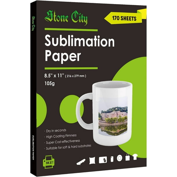 170 Sheets Sublimation Paper 8.5x11 Heat Transfer Paper for Sublimation