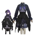 thumbnail image 4 of Project Sekai-Disfraz de Asahina Mafuyu para mujer, uniforme de marinero JK, disfraz completo de escenario, vestido de peluca, 4 of 4