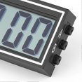 thumbnail image 2 of Auto Car Dashboard Desk Digital Clock Time Date LCD Screen Self Adhesive Bracket, 2 of 4