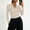 *Khaki, variant on ClodeEU Women's Collared V Neck Ribbed Long Sleeve Sweater,Casual Slim Fit Knit Pullover Top Black,Women's Plus L