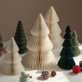 thumbnail image 7 of Dserhfy Paper Christmas Tree 3D Honeycomb Paper Xmas Tree Ornament Rustic Tabletop Centerpiece for Office Home School Decor, 7 of 7