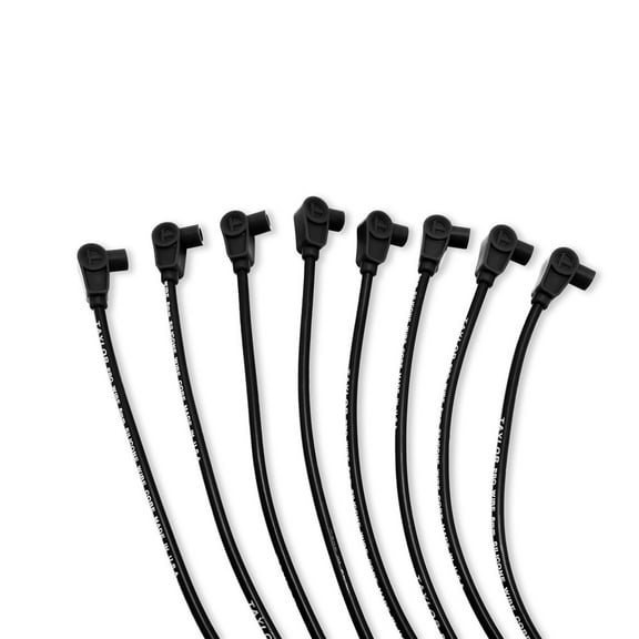 Taylor Cable 70050 8mm Pro Wire Black Spark Plug Wire Set