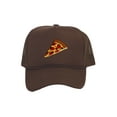 thumbnail image 1 of Adult Men's Pepperoni Pizza Slice Rope Foam Trucker Hat, Brown, 1 of 2