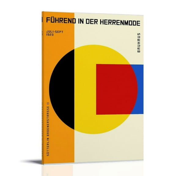 Bauhaus 1923 Poster Painting Vintage Poster Picture Print Wall Art Poster Painting Canvas Posters Artworks Gift Room Aesthetic