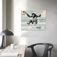 thumbnail image 4 of Orinice Funny Monkey Framed Wall Art in Bathtub,Black and White Canvas Monkey Wall Art Prints Farmhouse Bathroom Decor,Humor Animals Bathroom Painting Canvas Rustic Style Artwork 16x12in, 4 of 6