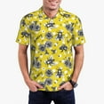 thumbnail image 2 of Balery Honeybee Printed Men’s Short Sleeve Polo Shirt, Midweight Men's Shirt,Golf Polo shirts -X-Large, 2 of 8