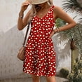 thumbnail image 3 of Women Sundress with Pockets 2025 Funny Floral Print Baggy Sleeveless A-line Dress Flowy Casual Tank Dresses for Beach, 3 of 5