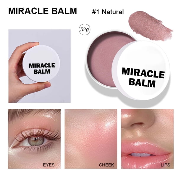 Bálsamo iluminador mate de fijación suave Glows Shimmering Miracled Balm 52g