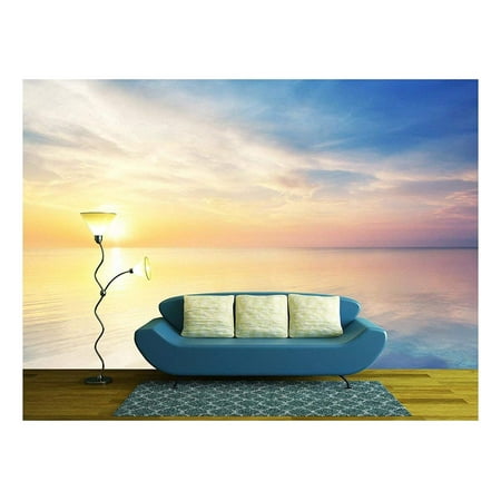 wall26 - Beautiful seascape Composition of nature - Removable Wall Mural | Self-adhesive Large Wallpaper - 100x144