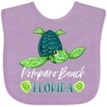 thumbnail image 3 of Inktastic Pompano Beach, Florida Happy Sea Turtle Boys or Girls Baby Bib, 3 of 4