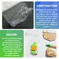 thumbnail image 4 of Clear Zipper Bags for Organizing, 4 x 7 Inches. 100 Pack Reclosable Plastic Bags for Small Business, 2 Mil. Clear Zipper Pouches. Waterproof Storage Bag with Zip Top., 4 of 7