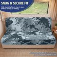 thumbnail image 2 of POLERO Anti Scratch Sofa Bed Slipcovers Fit for RV Interior RV Couch Covers Suitable for Jackknife Sleeper Sofas, Blue Grey Camo Pattern, 2 of 7