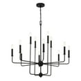 thumbnail image 3 of Avondale 12-Light Chandelier in Matte Black, 3 of 6
