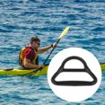 thumbnail image 4 of Kayak D Rings Tie Down Loop Pesca Cubierta De Montaje Barco Inflable Kayak 11.2cm Negro Sunnimix Anillos de hardware para kayak, 4 of 8