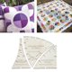 thumbnail image 4 of de 3 Uds de Plantillas de Edredón de Curva Rápida, Plantillas de Regla de Edredón Acrílico, Plantilla de Corte de Edredón Creativo, Manualidades , 6.9x6.9 pulgadas Gloria Regla de acolchado de patchwork, 4 of 9
