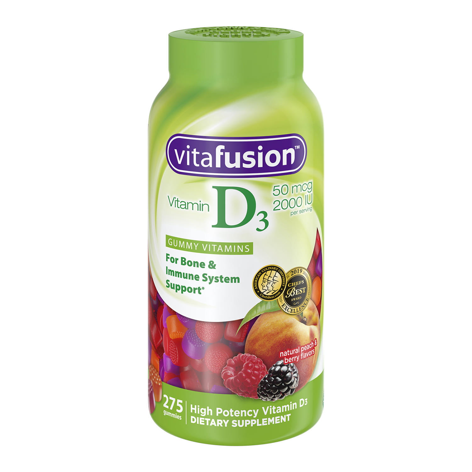 Vitafusion Vitamin D3, 2000 Iu Adult Gummies (275 Ct.) - Walmart.com