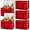 Red, variant on 6 Insulated Food Delivery Bag XXXL Large Capacity Hot Cold Grocery Tote Bag Reusable Warming Cooler Pizza Catering Carrier for Commercial Travel Lunch Shopping Gifts (Red)