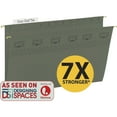 thumbnail image 4 of (2 pack) Smead TUFFÂ® Hanging File Folder with Easy Slideâ„¢ Tab, 1/3-Cut Sliding Tab, Legal Size, Standard Green, 20 per Box (64136), 4 of 6