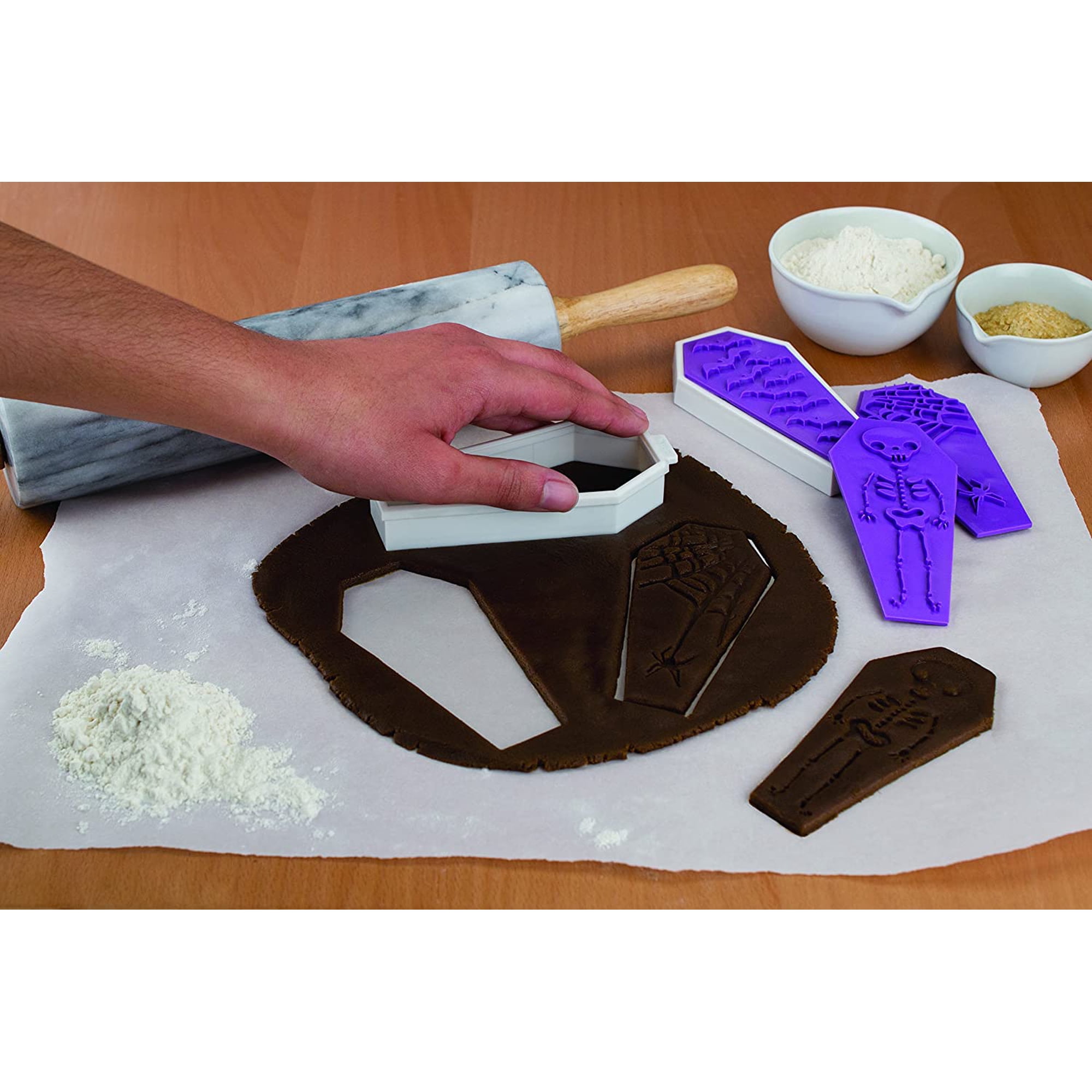 Coffin Cookie Cutters, Purple