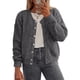 thumbnail image 1 of Suéter PRETTYGARDEN Gris Medio Liviano Cardigan con Botones, 1 of 8