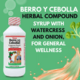 thumbnail image 4 of Berro y Cebolla for Cough & Chest Congestion - Expectorant 8 fl oz, 4 of 8