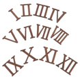 thumbnail image 3 of Wooden Roman Numerals Clock Kit – 12pcs DIY Wall Clock Shapes for Living Room, Kitchen, or Office – Minimalist Home Decor, 3 of 5