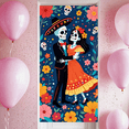 thumbnail image 7 of Colorful Floral Skeleton Banner Day of the Dead Mexican Decorations for Festival Celebration Party, 7 of 7