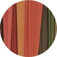 thumbnail image 1 of Ahgly Company Indoor Round Patterned Red Fox Red Area Rugs, 5' Round, 1 of 6