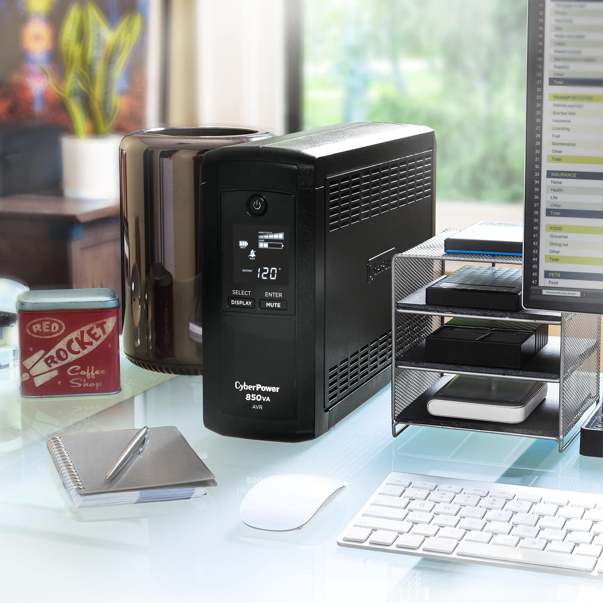 Restored CyberPower Intelligent LCD CP850AVRLCD - UPS - 510 Watt - 850 VA (Refurbished)