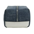 thumbnail image 3 of Michael Kors Women's Denim Top Zip Medium Travel Kit with Patches (Denim), 3 of 5
