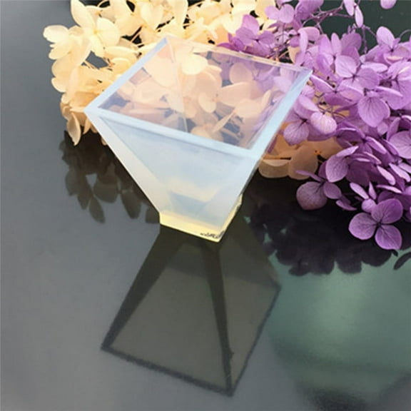 Ostrifin 1Pc Pyramid Silicone Mould DIY Resin Decorative Mold 50mm Craft Jewelry Making Mold (1PC Mold B)
