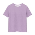 thumbnail image 5 of Top de Manga Larga de la Moda de los Niños de Color Sólido Cuello Redondo Suelto Y Casual Tops para el Uso Casual Diario, Interior, Regreso a Casa, Fiestas de Cumpleaños, Vacaciones, Fotografía, 5 of 5