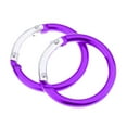 thumbnail image 4 of Almencla 6x Cercle Rond Mousqueton Camp Ressort Clip Crochet Porte-Clés Camping, 4 of 6