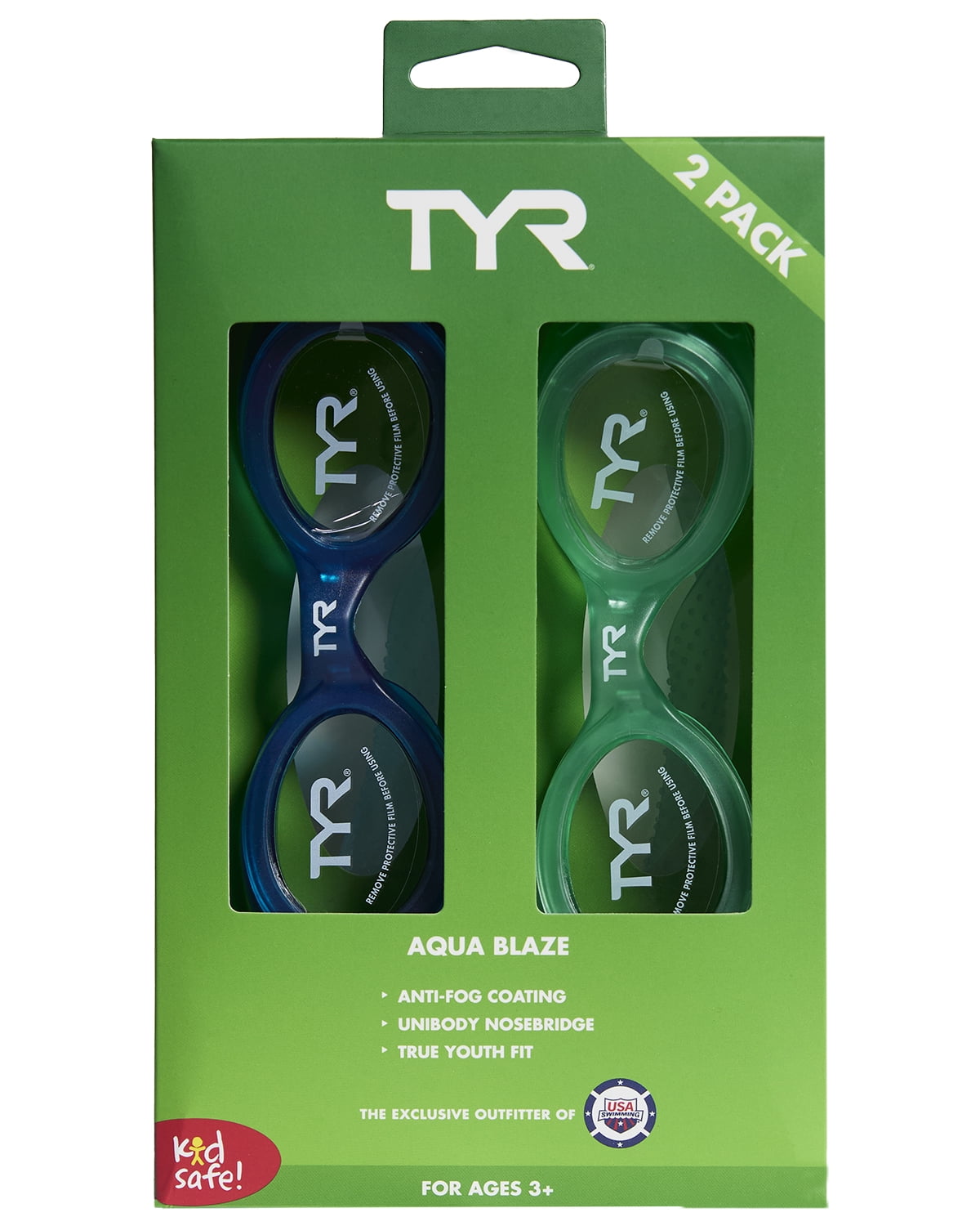 TYR Aqua Blaze Swim Goggles - Thumbnail 4