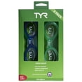 thumbnail image 3 of TYR Youth Fit Aqua Blaze Non-Mirrored Swim Goggles - 2 Pack Assorted, 3 of 14
